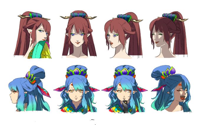 着色サンプル