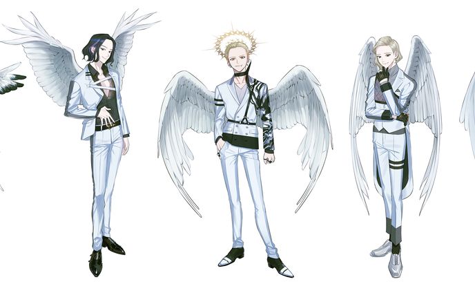 「HeavenlyHelly」キャラクターデザイン