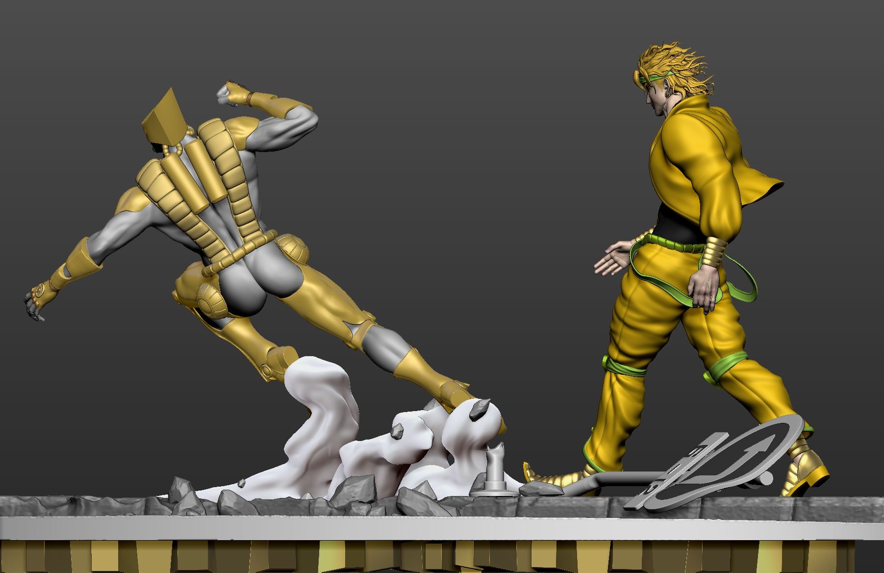 完全なる存在　DIO &ザ・ワールド　sp ヴァイス ジョジョ 完全なる存在 DIO ザ ワールド SP サイン - メルカリ