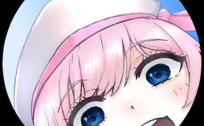 マップ隠し用イラスト【桃山モカ】