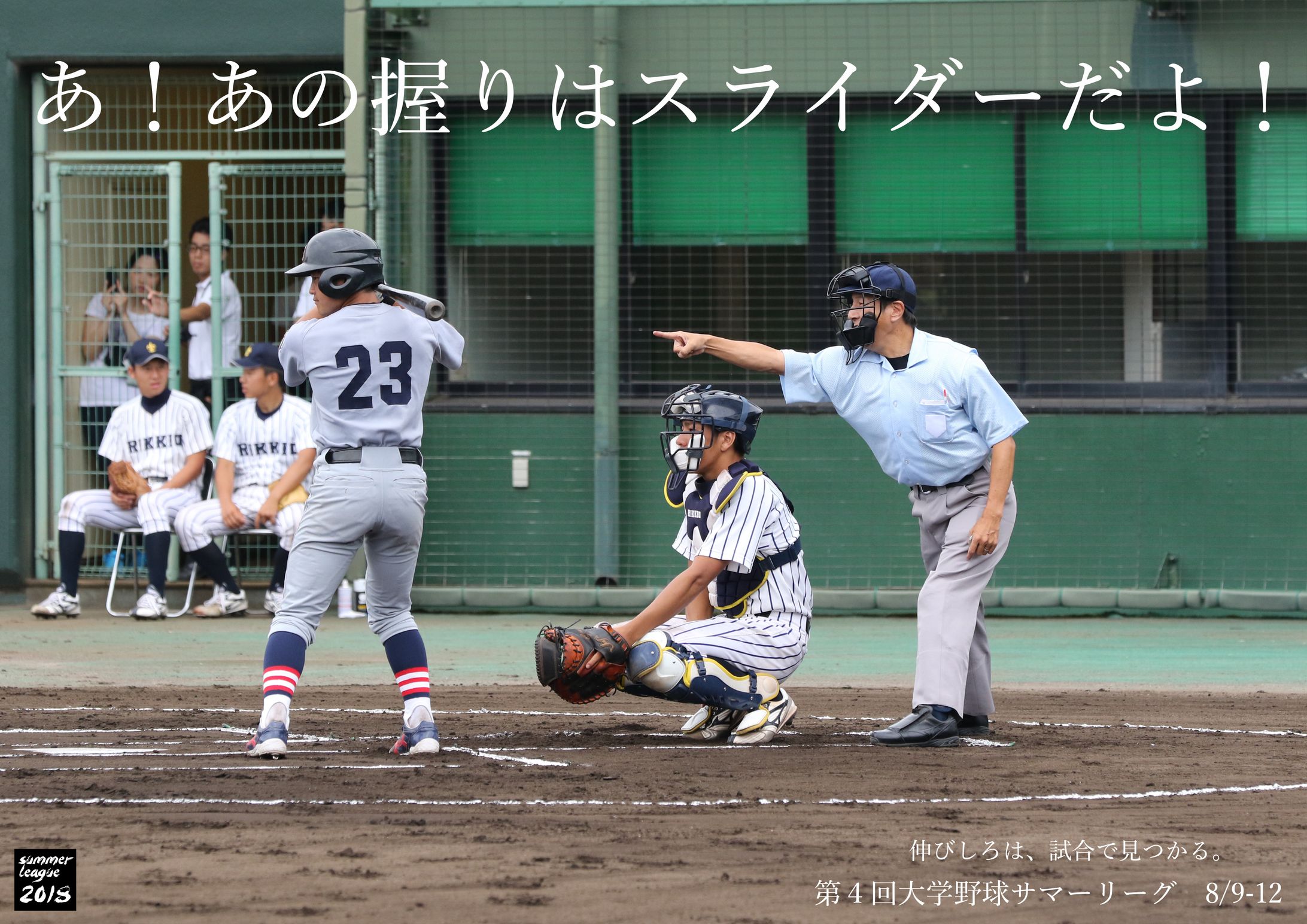「第４回大学野球サマーリーグ」ポスター-1