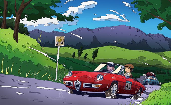 チェントミリアかみつえ2023 ポスターイラスト