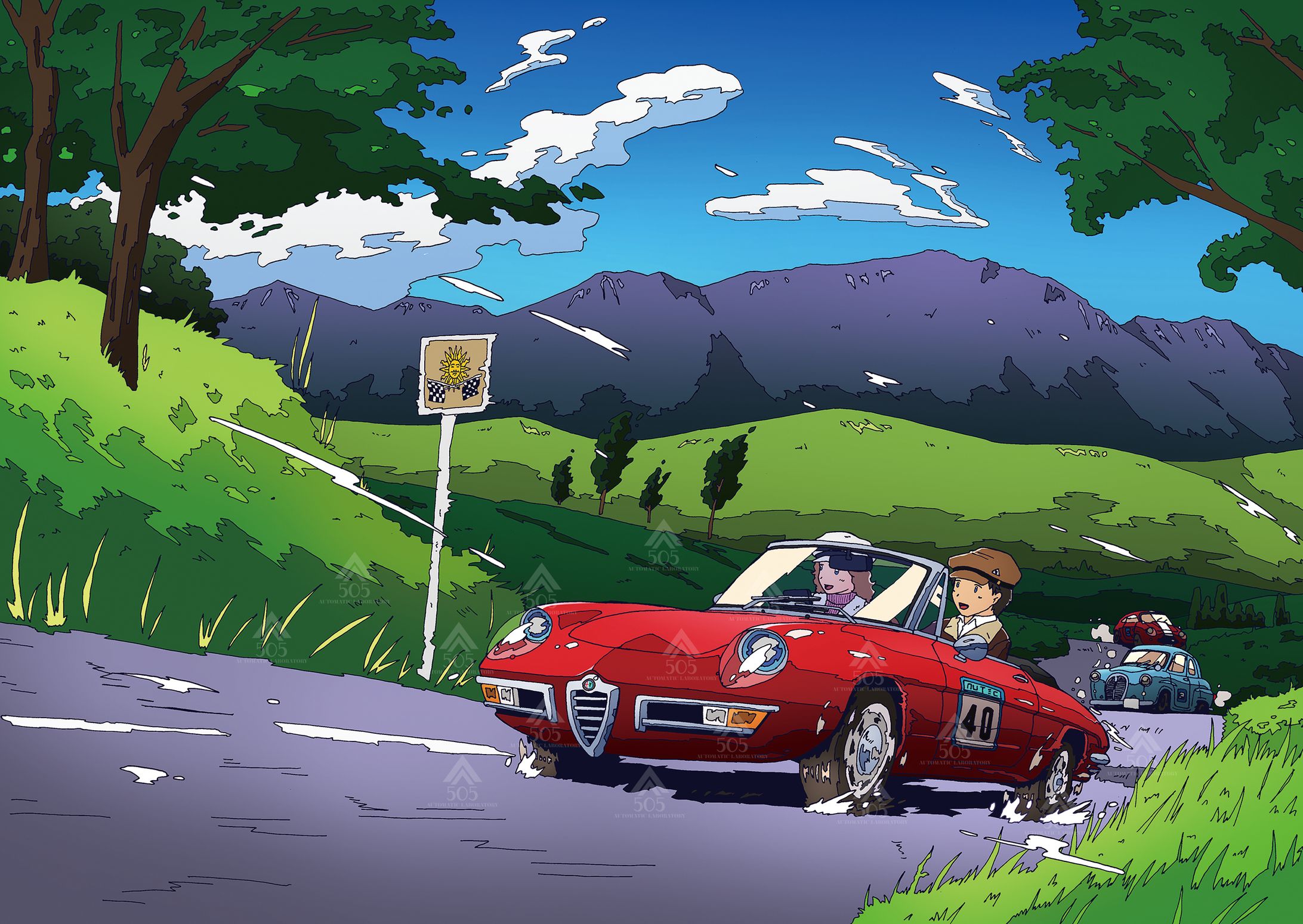 チェントミリアかみつえ2023 ポスターイラスト-1