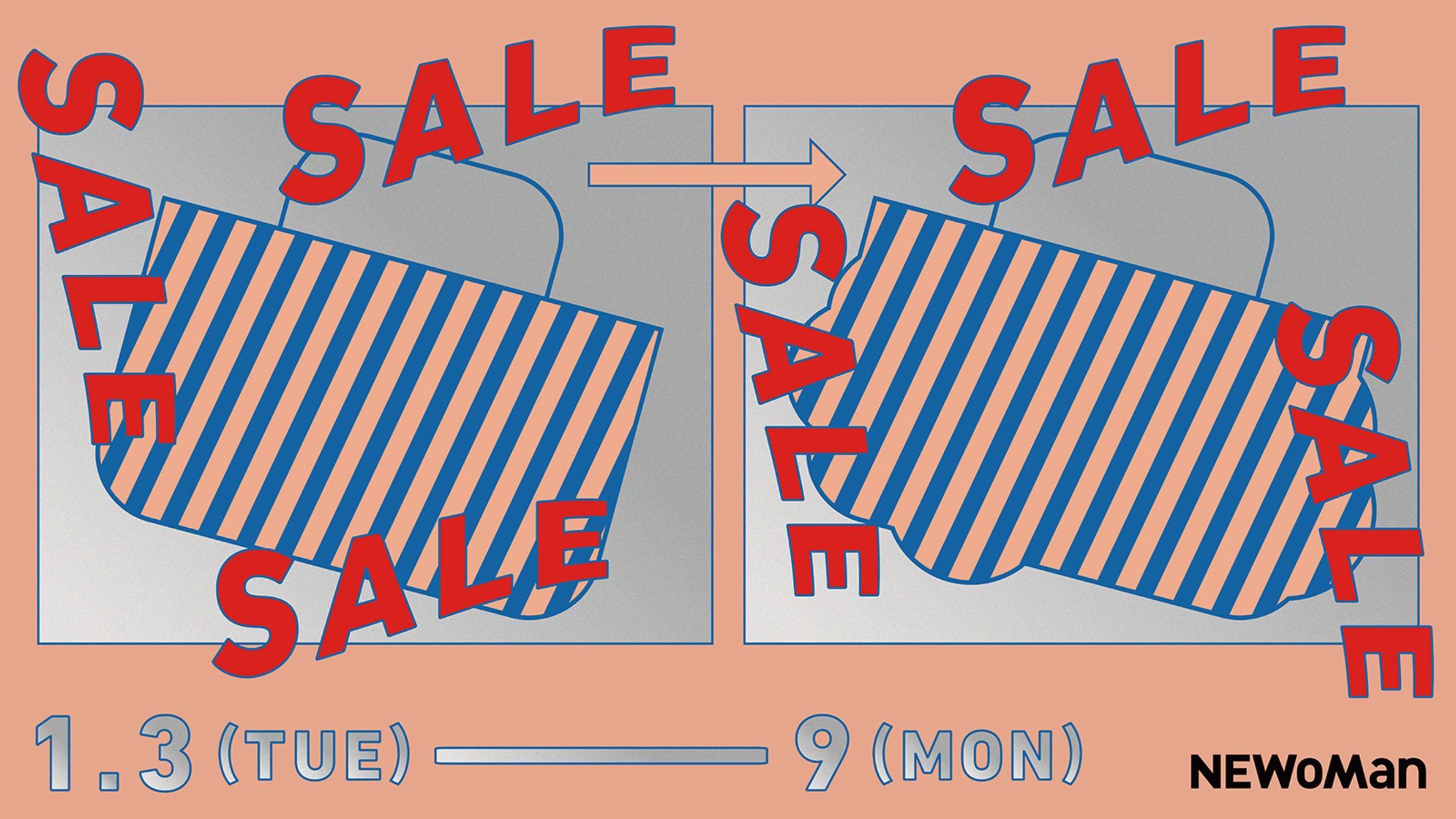 NEWoMan WINTER SALE 2017　広告-1