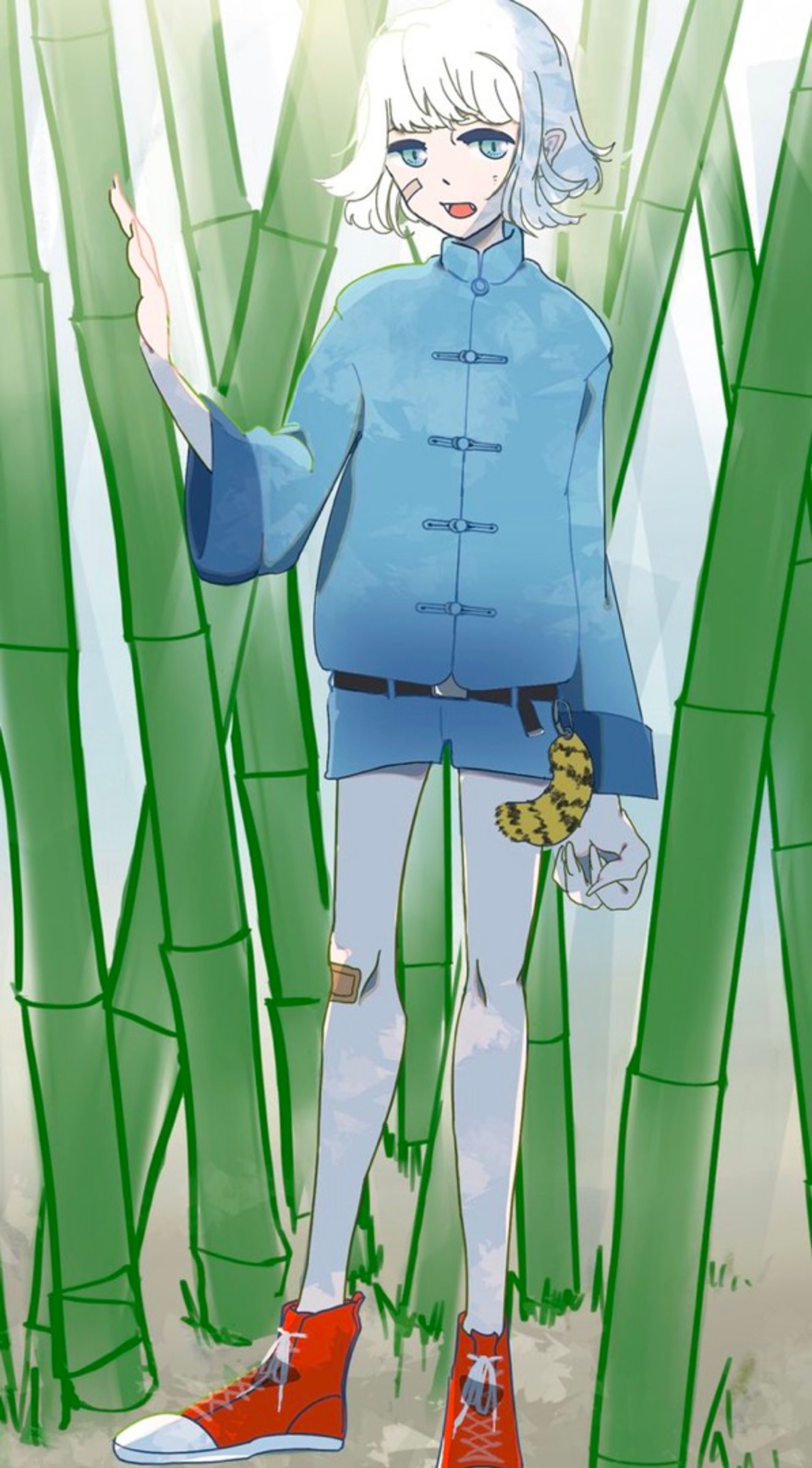 竹林、男の子-1