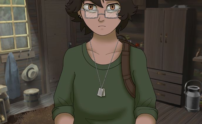 Halfbody BTD style, background by @gatobob