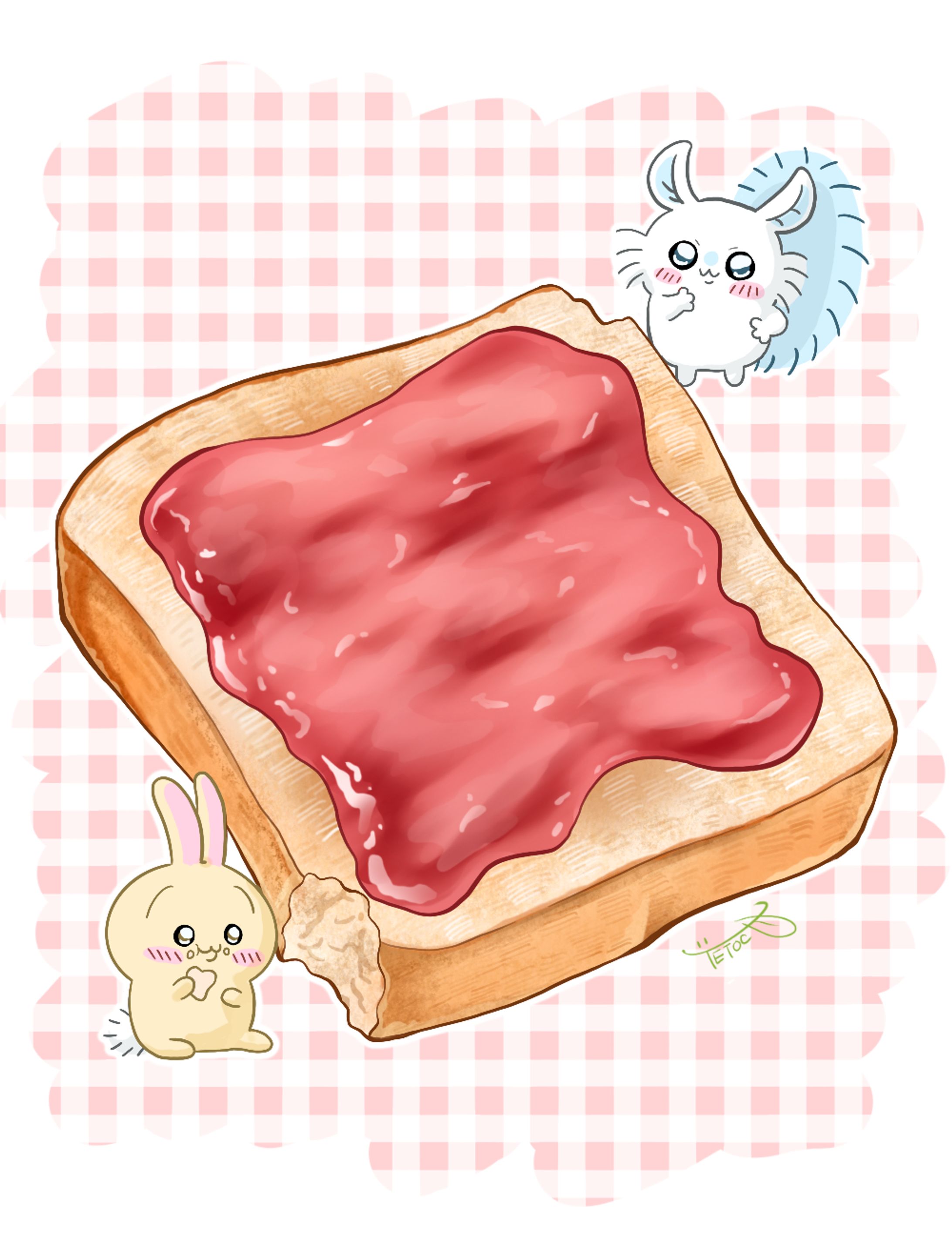 巨･ジャムトースト(うさぎ／モモンガ)-1