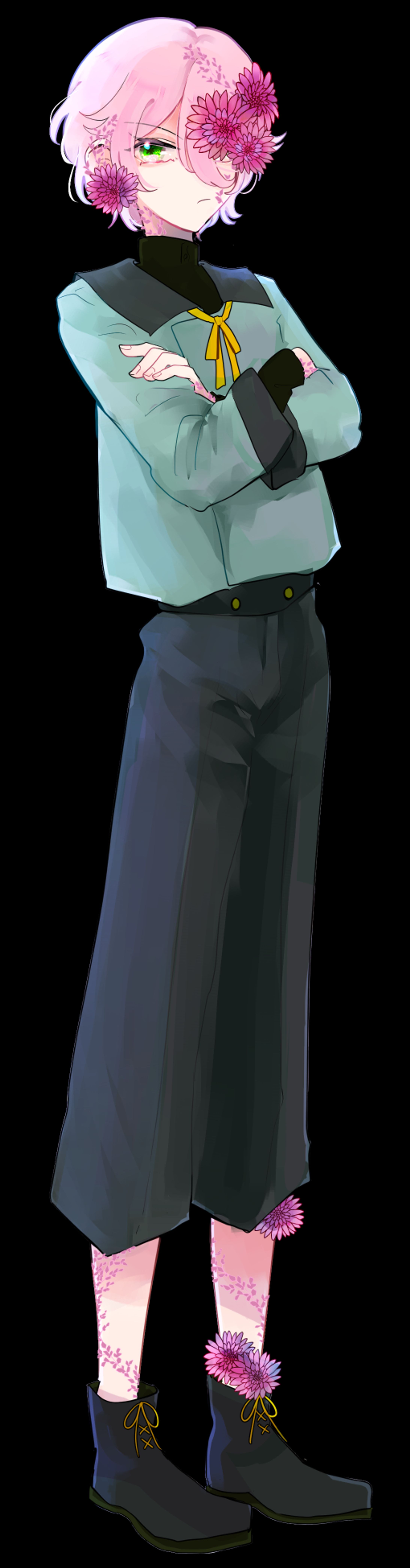 花冷えに亡く季節/HO花-1