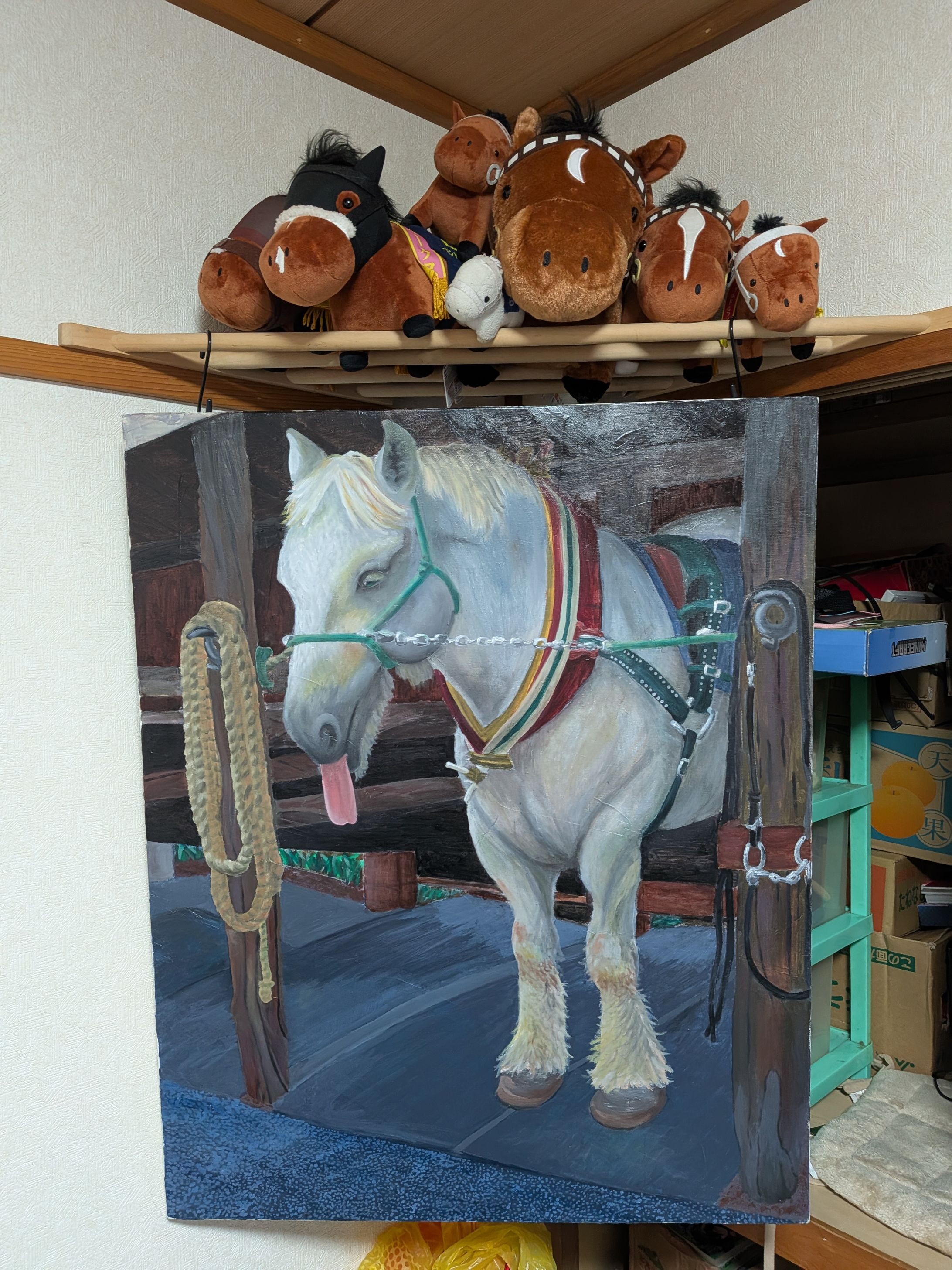 全道大会予選、佳作の作品【芦毛の馬】-1
