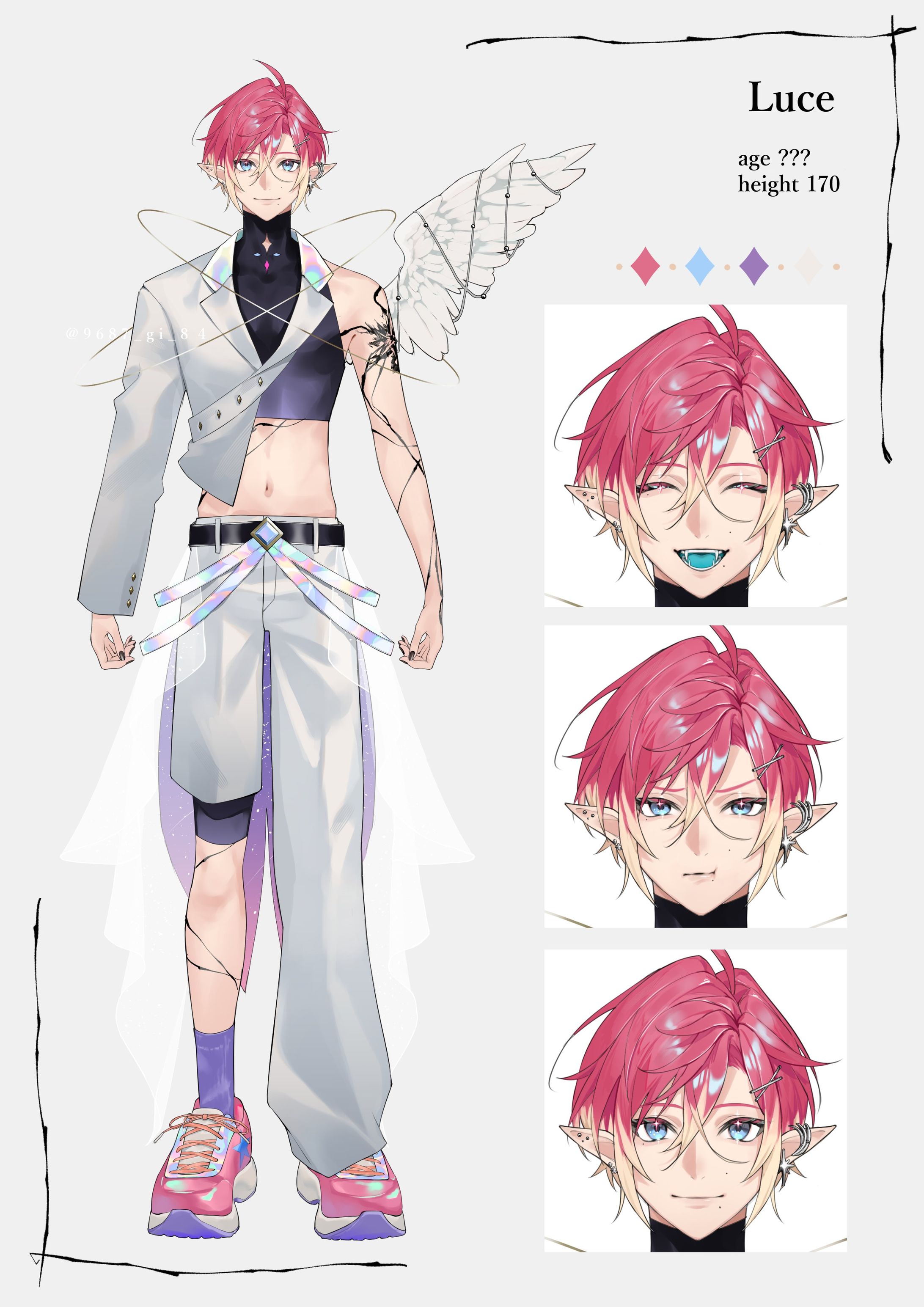 【オリジナル】 立ち絵 キャラデザ-1