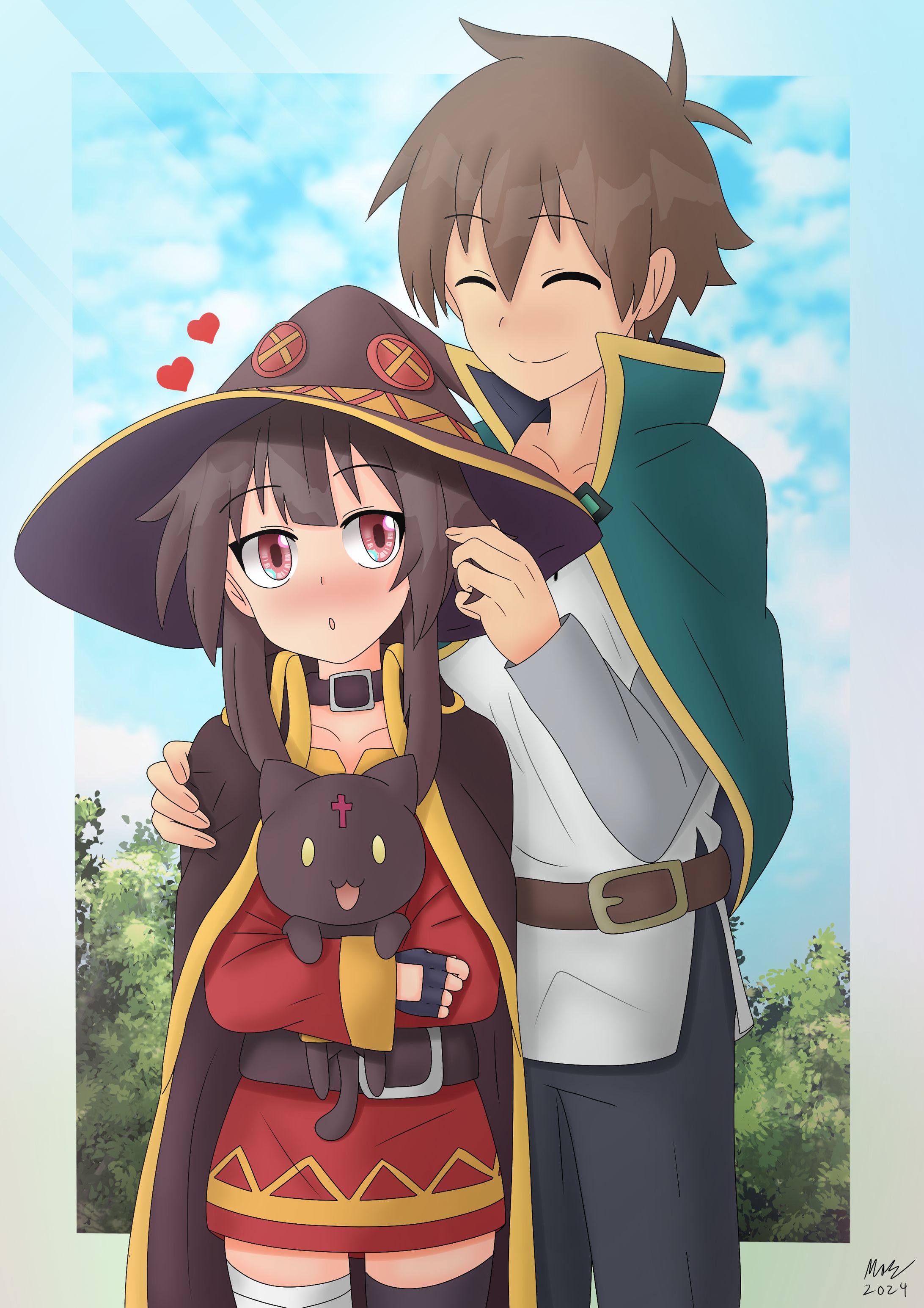 Megumin & Kazuma-1