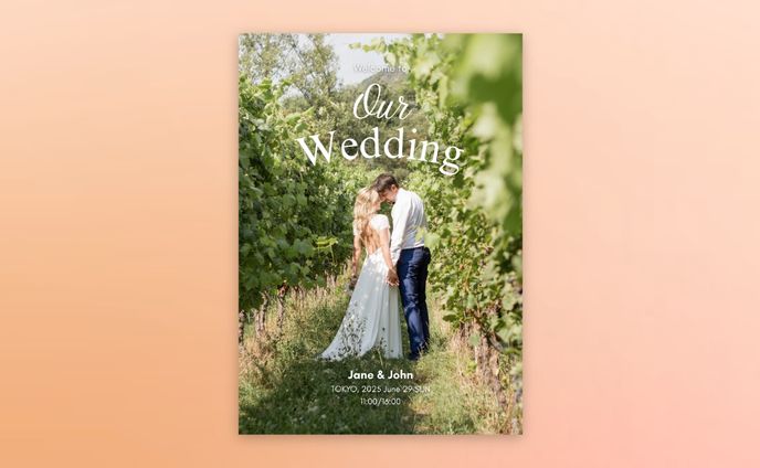 Wedding Welcome Board