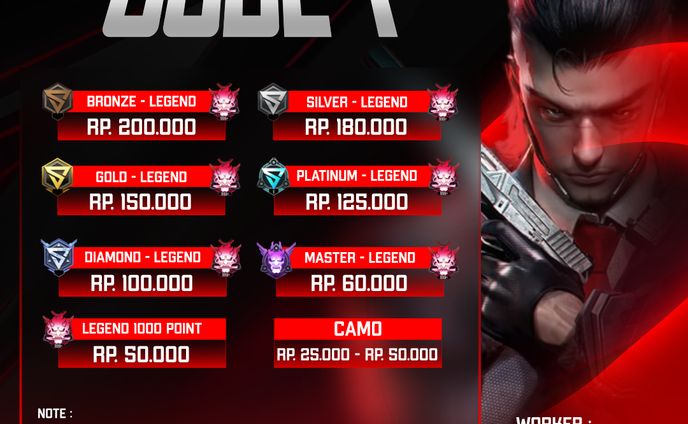 pricelist design、tiktok