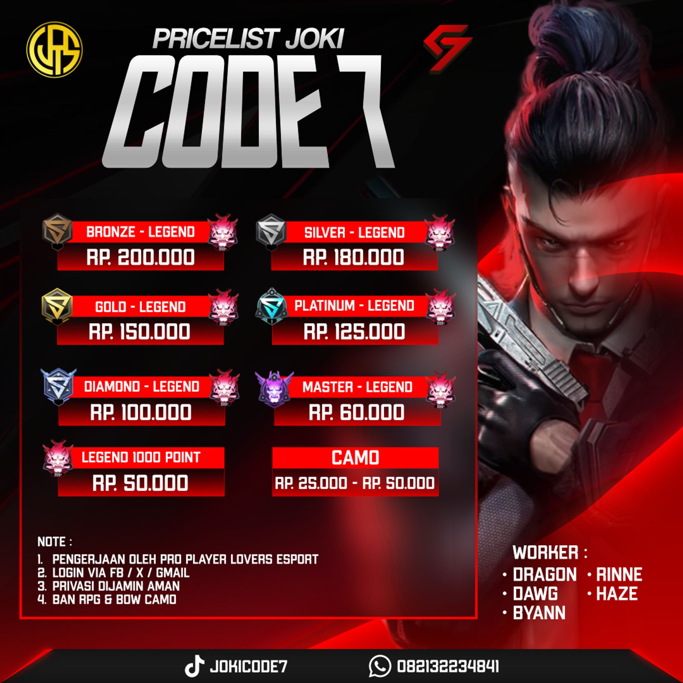 [Pricelist] Code 7 Joki-1