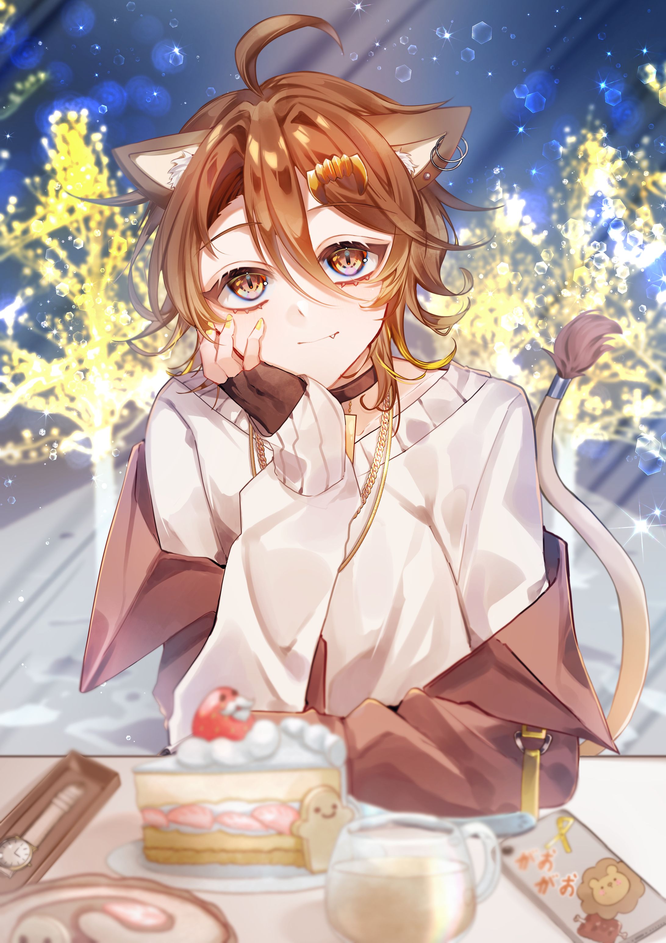 『お仕事』IRIAMライバー様クリスマスイラスト-1