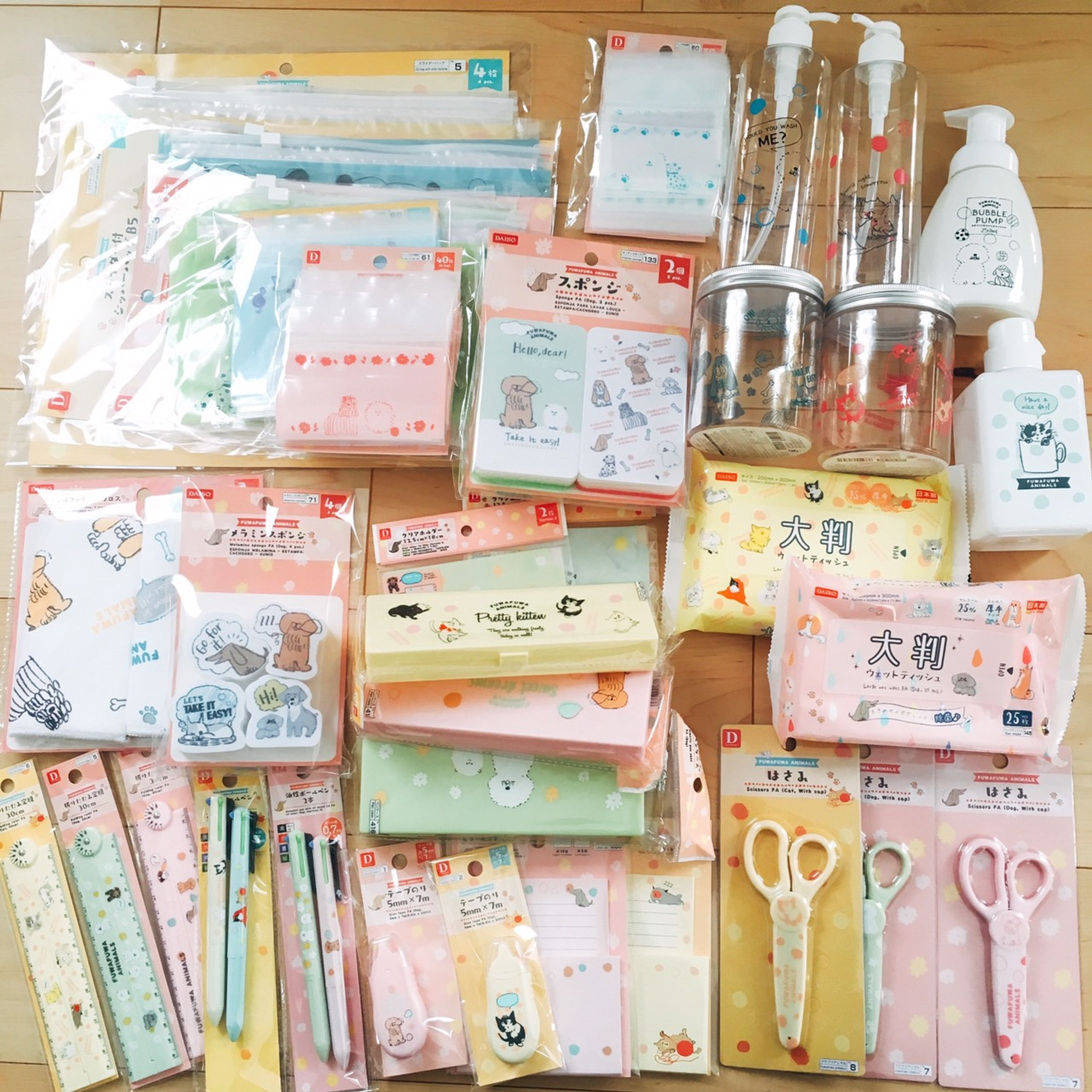 ダイソーfuwafuwaanimalsグッズ-1