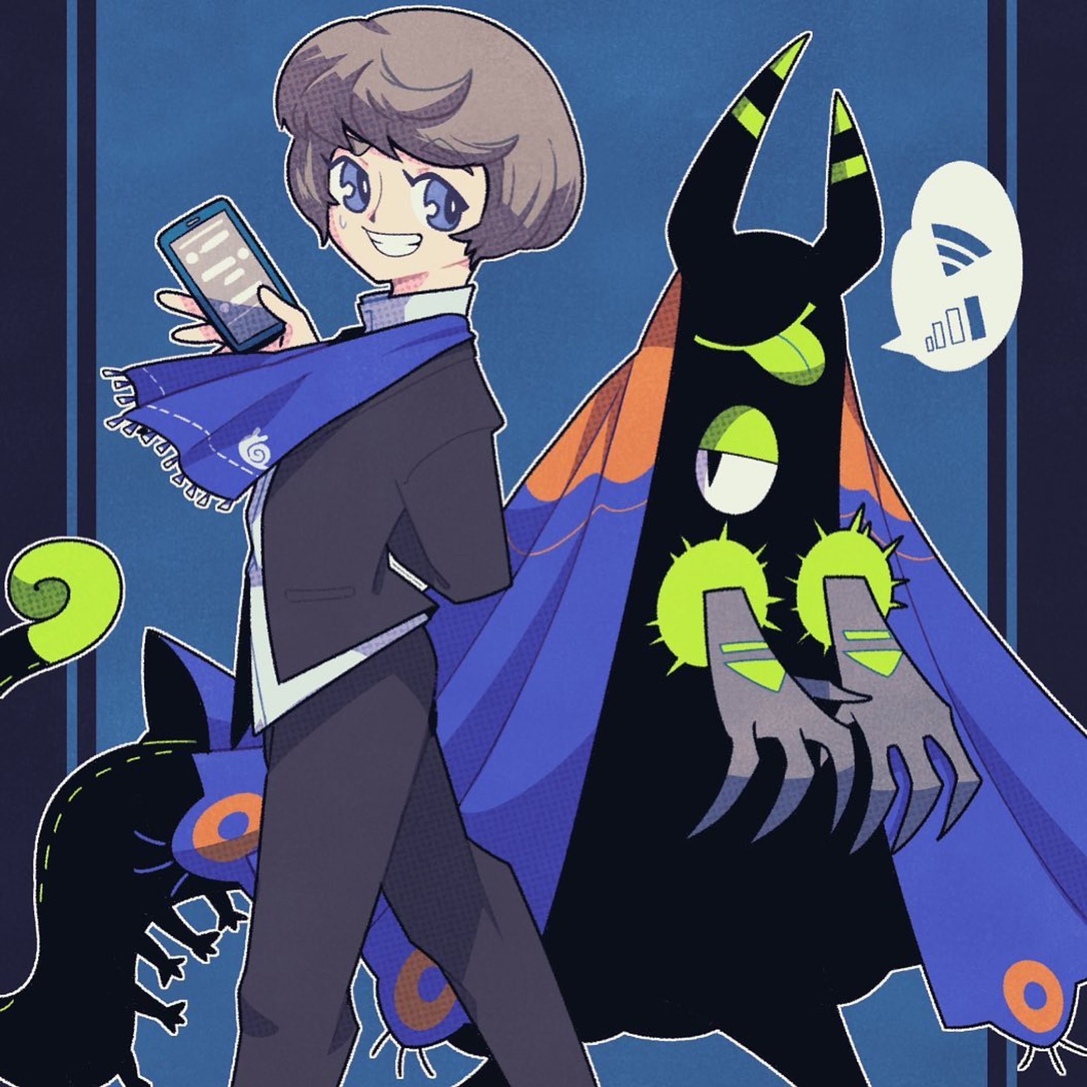 #イラスト #人外 #オリジナルイラスト 
#オリジナルキャラクター #illustration #monster #originalcharacter #touseioc-1