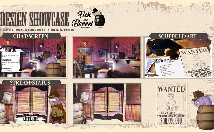 Fish in a Barrel - Stream Overlay and Branding
