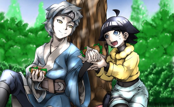 ミツキ＆ヒマワリ