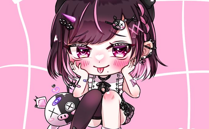 ｖチューバ―向け企画ミニキャラ