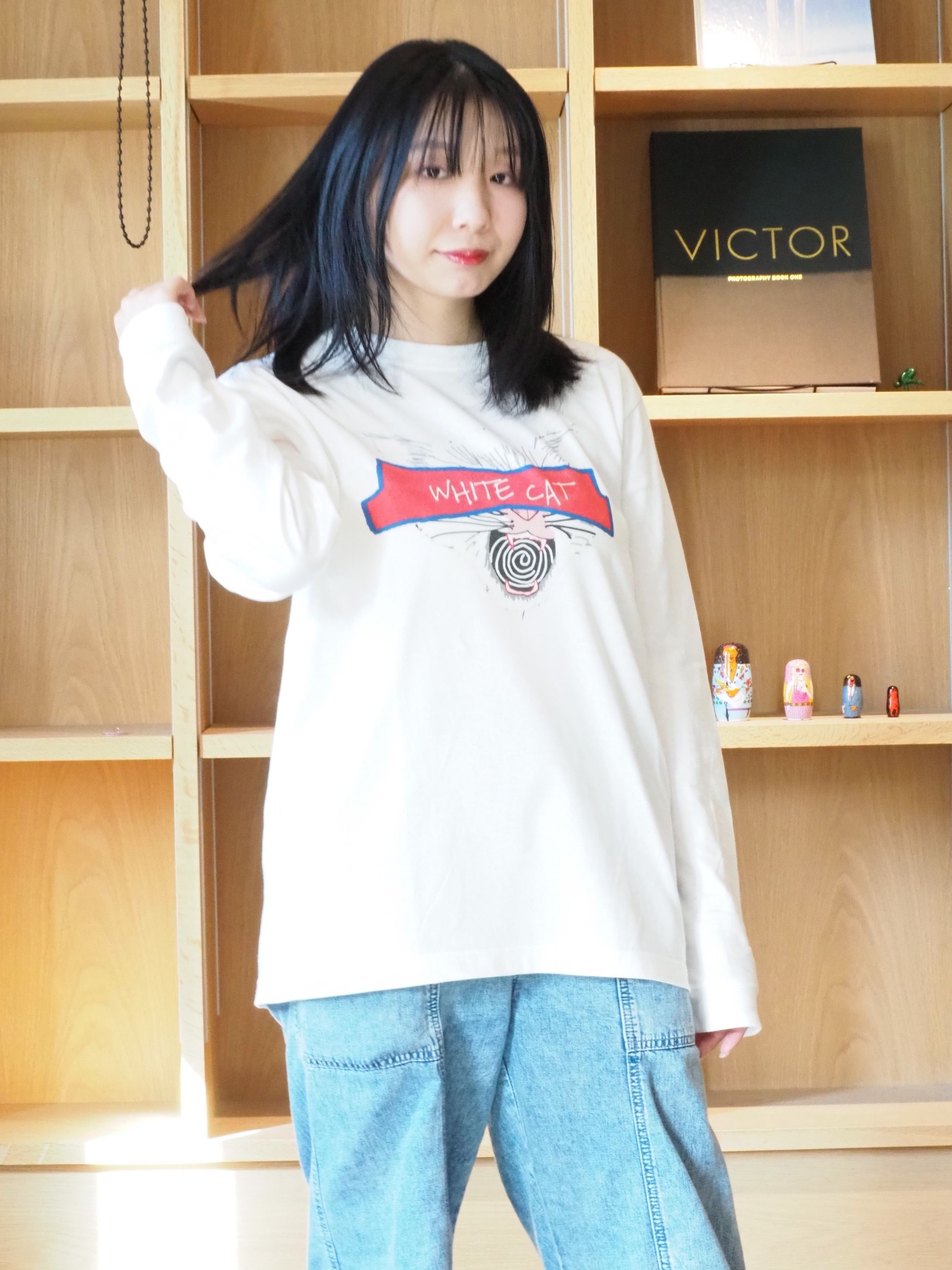 whitecat Burst カットソー-1