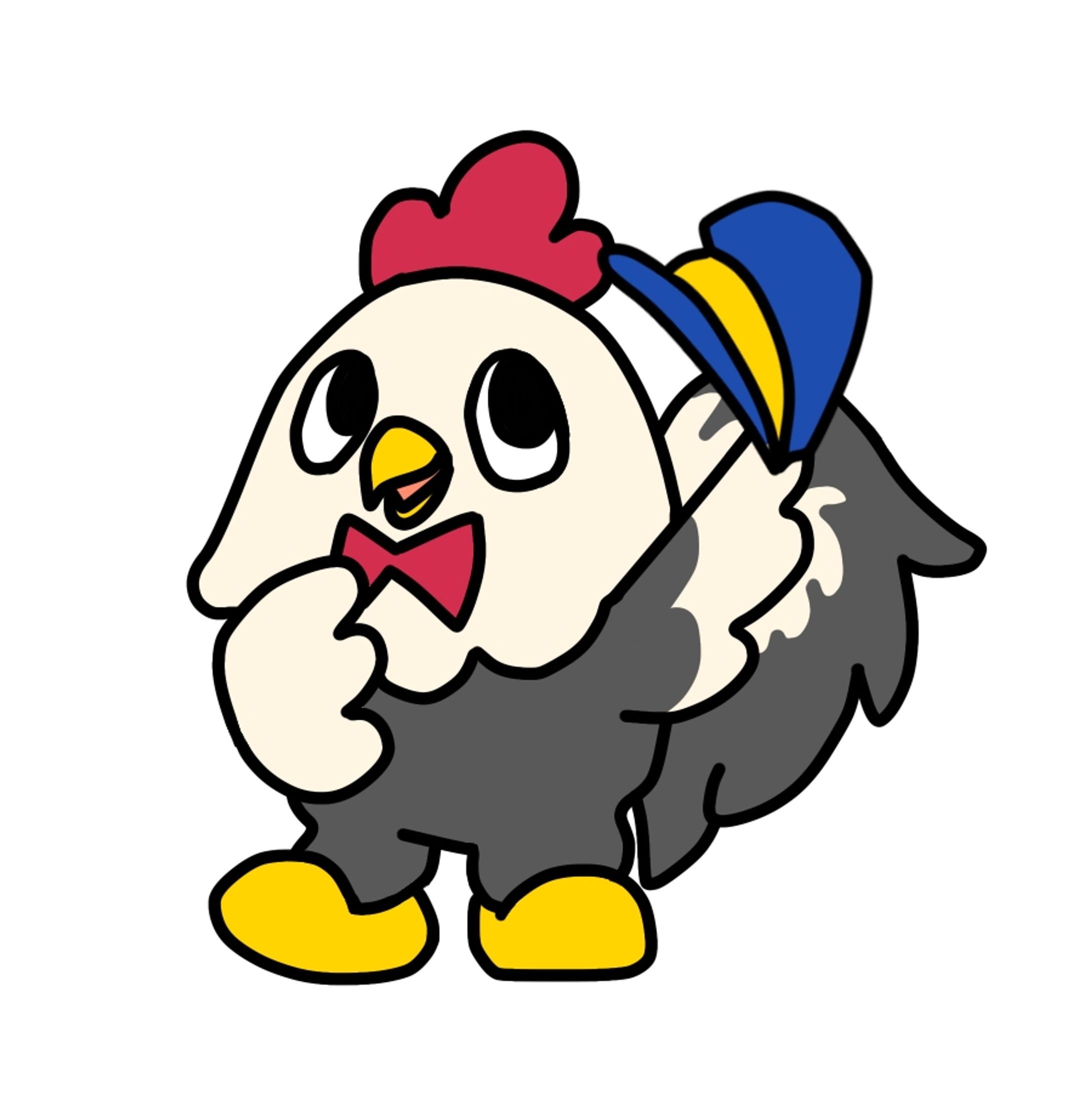 鶏のキャラクター-1