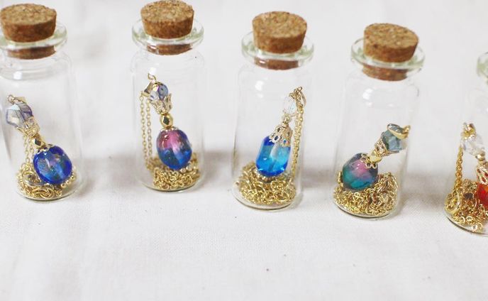 #ほしぼし廻屋 #ガラス #ネックレス #ハンドメイド