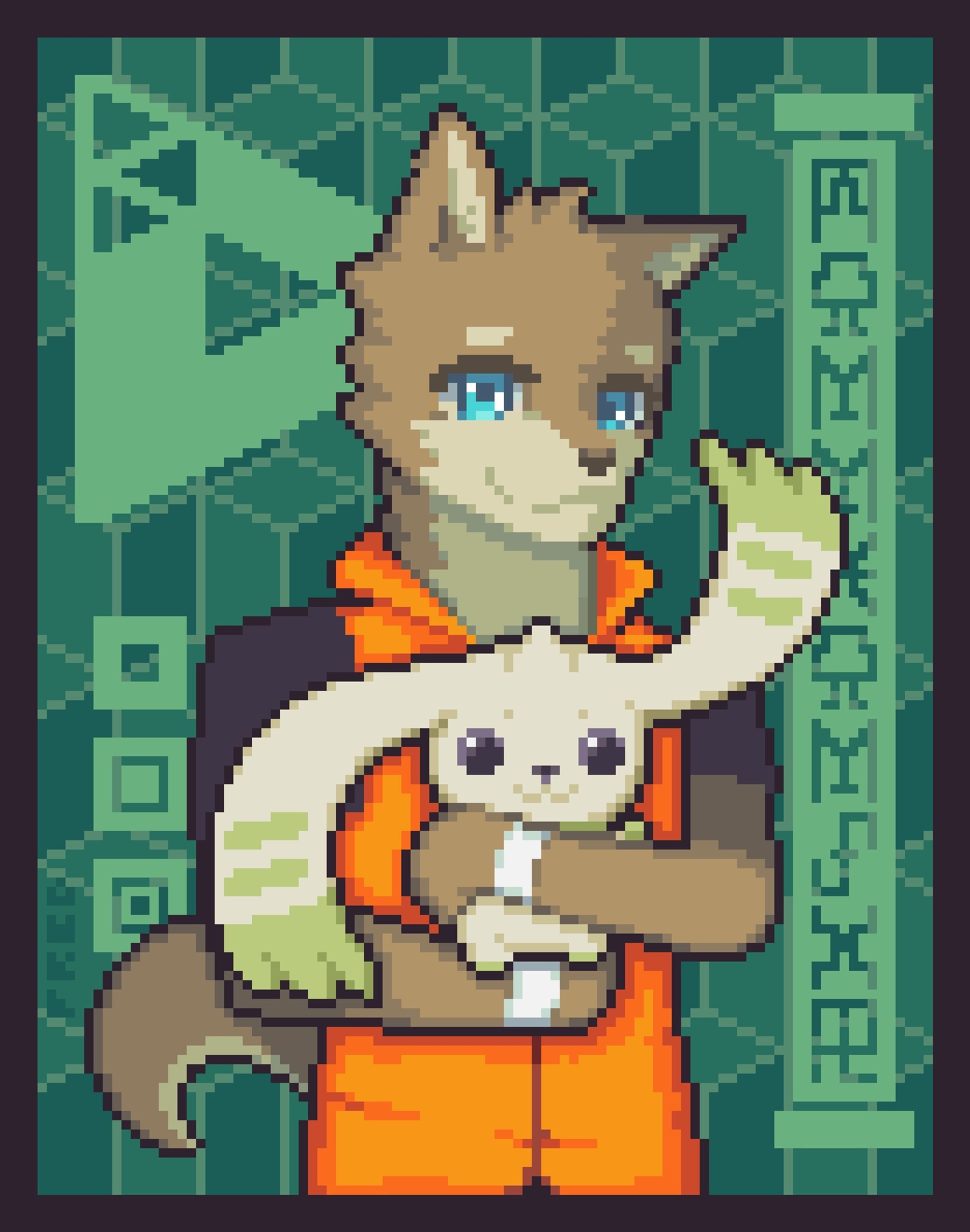 FanArt | Zafkriel OC & Terriermon-1