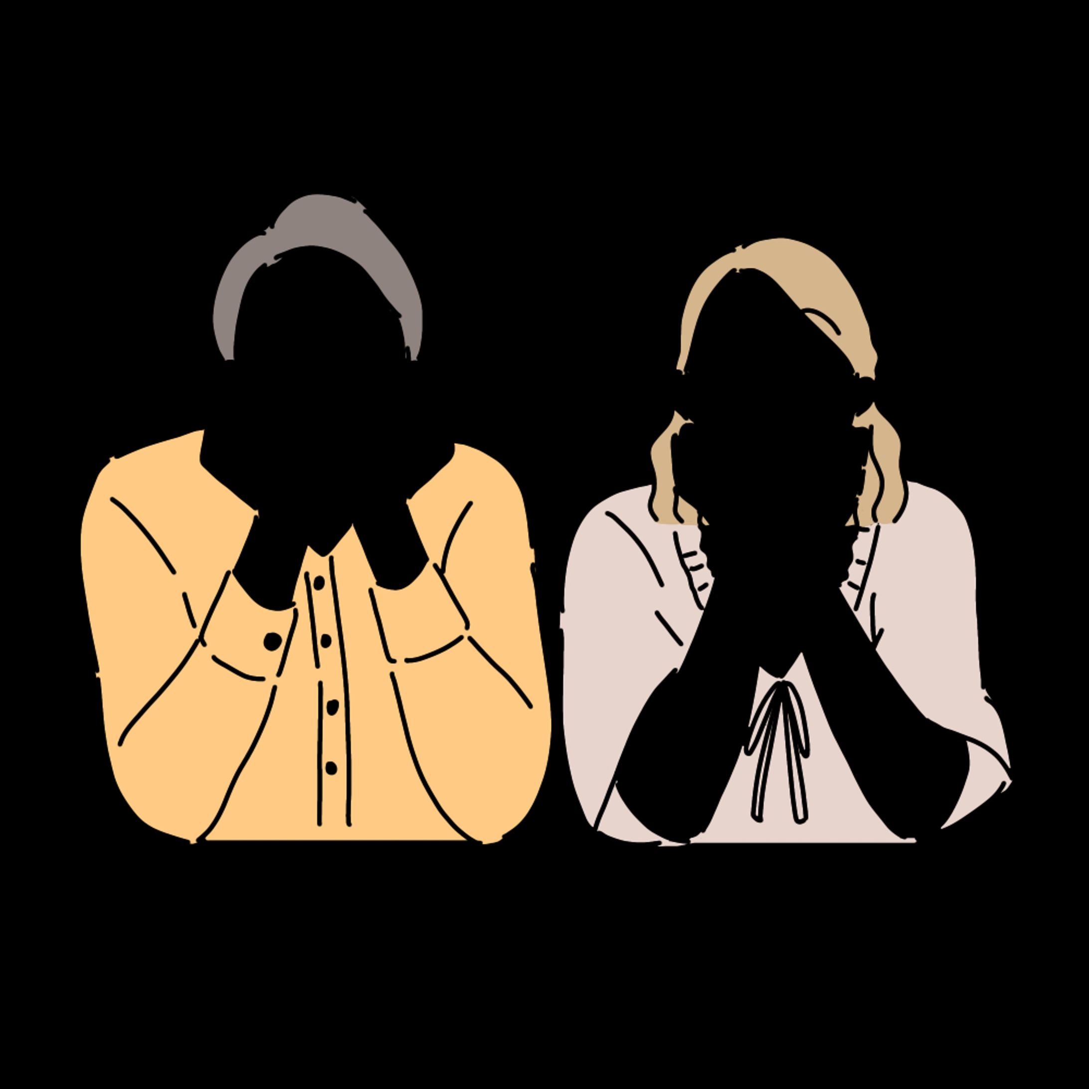 肘をつくカップル-1