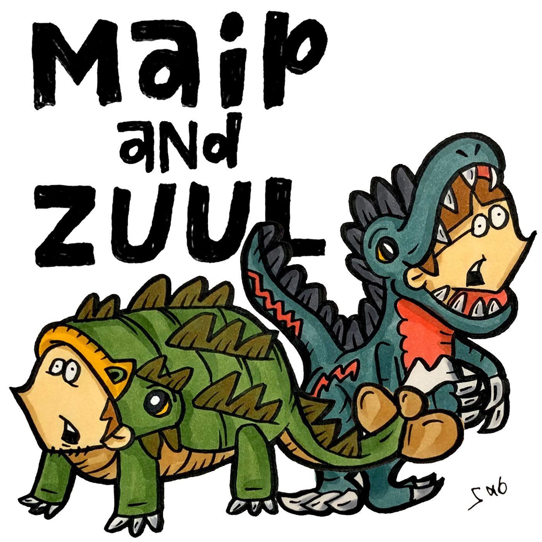 Maip n Zuul
#drawing  #illustration #art #artwork #cat #cartoon #jurassicpark #dinosaur #jurassicworld #イラスト #落書き #イラストレーター #絵 #アート #恐竜 #恐竜イラスト #カートゥーン #恐竜博-1