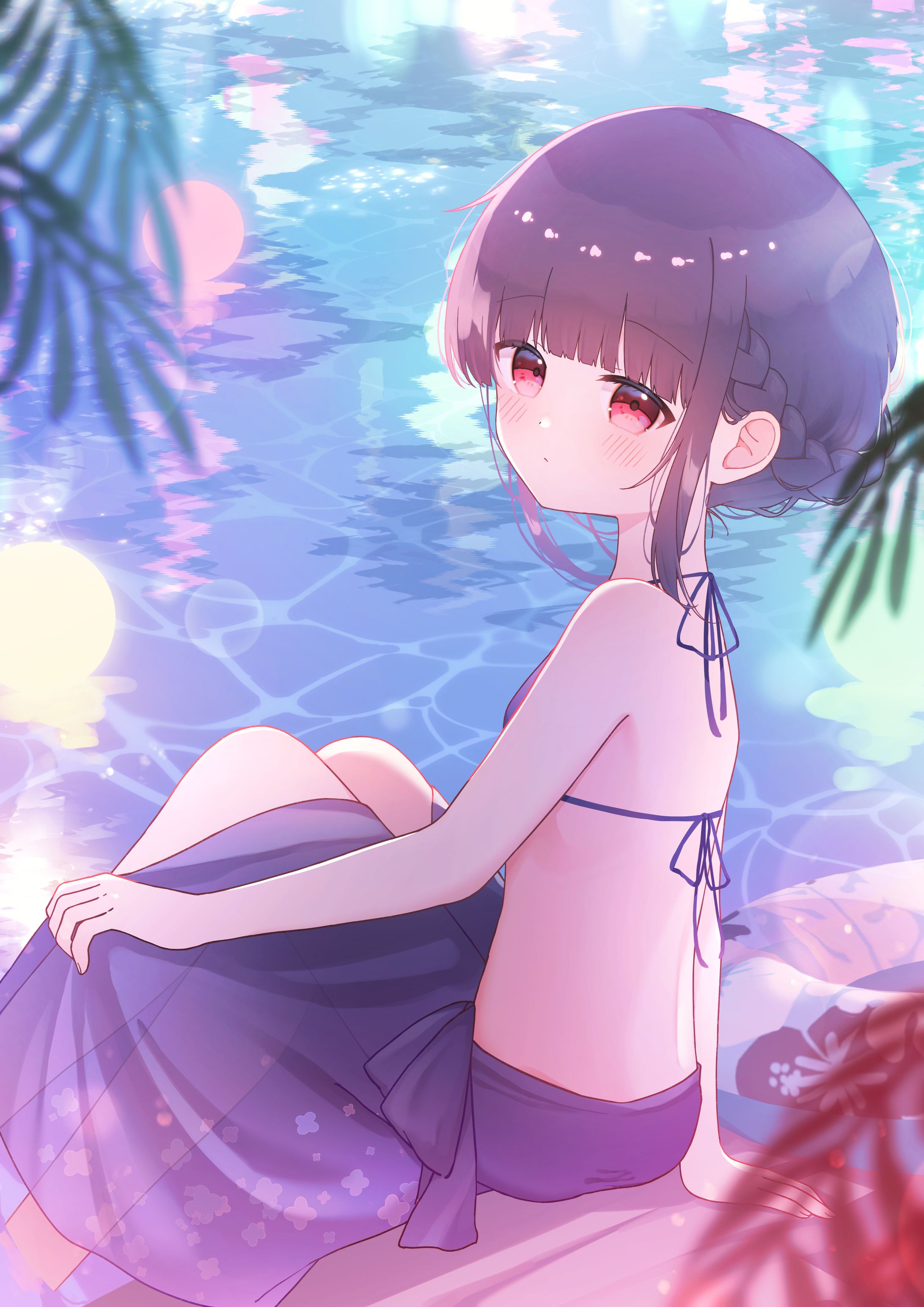 夜宮つぼみ水着イラスト  Skebリクエスト-1