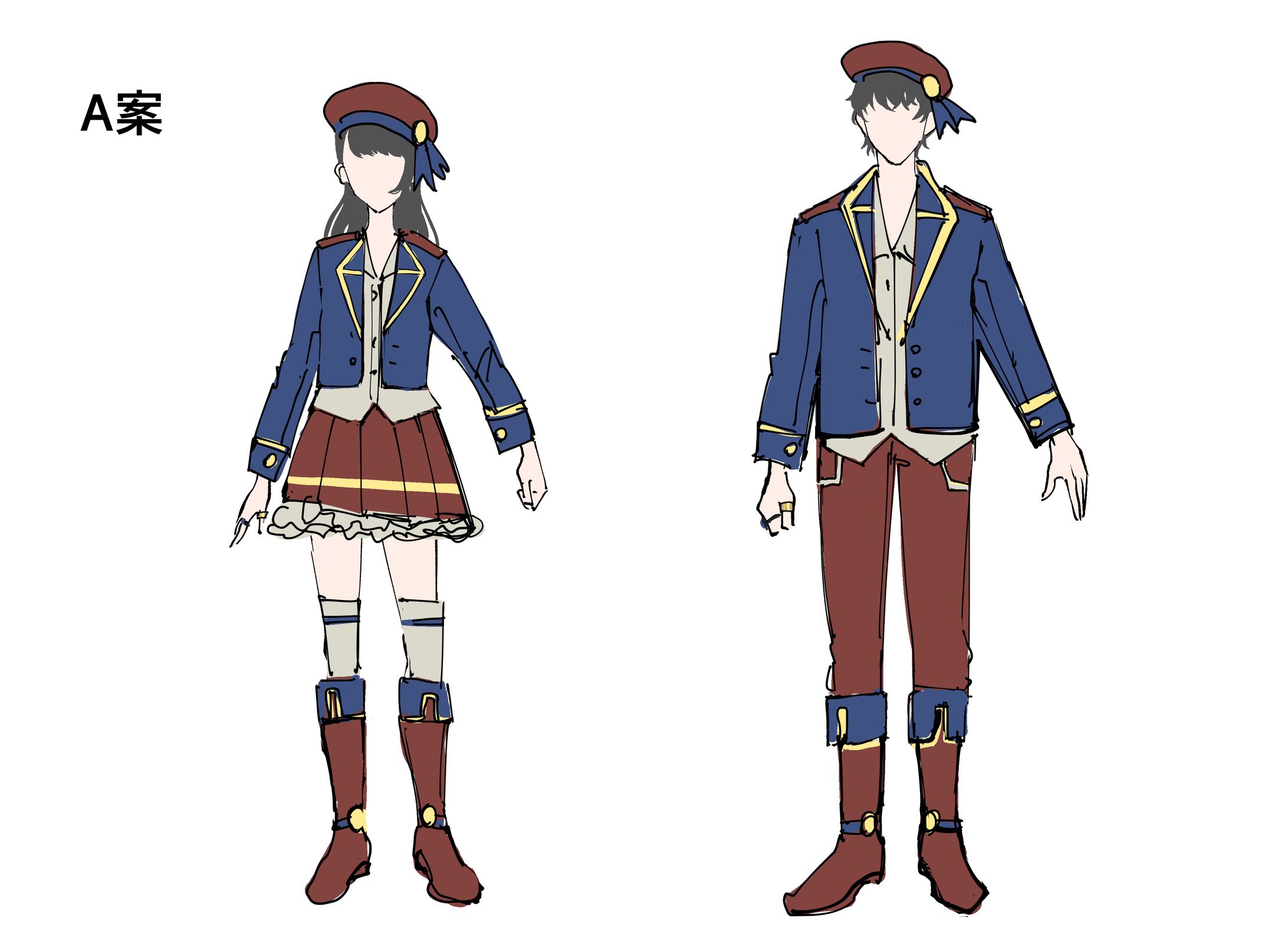 コスチュームデザイン(アイドル制服)-1