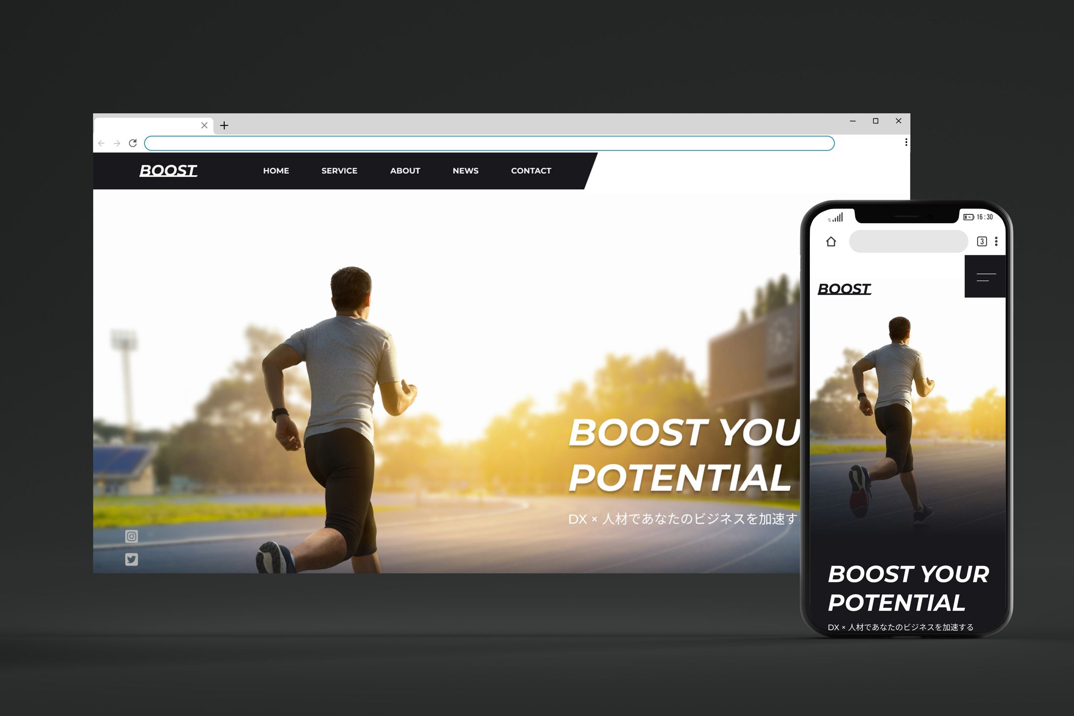 コーポレートサイト/BOOST-1