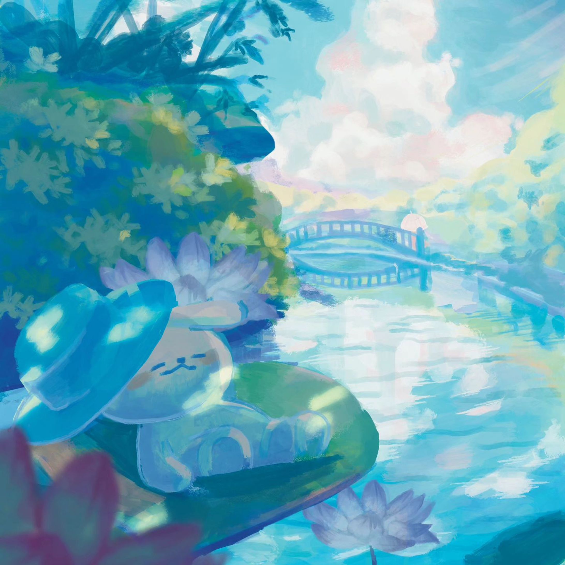 😌
lotus　"resilience" "divine" "calmness"

#illustration  #アート #art #artwork #painting #그림  #イラスト好きと繋がりたい #nature #likeforlikes  #kawaiiart  # #イラスト #绘画 #digitalillustration #池 #花のある暮らし #lake #takeabreak #landscape  #花言葉  #蓮 #lotus #flowerlanguage #風景画 #landscapepainting #풍경 #꽃 #꽃말 #いらすとぐらむ #instagood #artstagram #artstagram-1