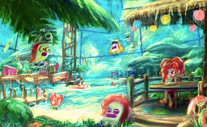 オクタリアン達のバカンス(Splatoon2)