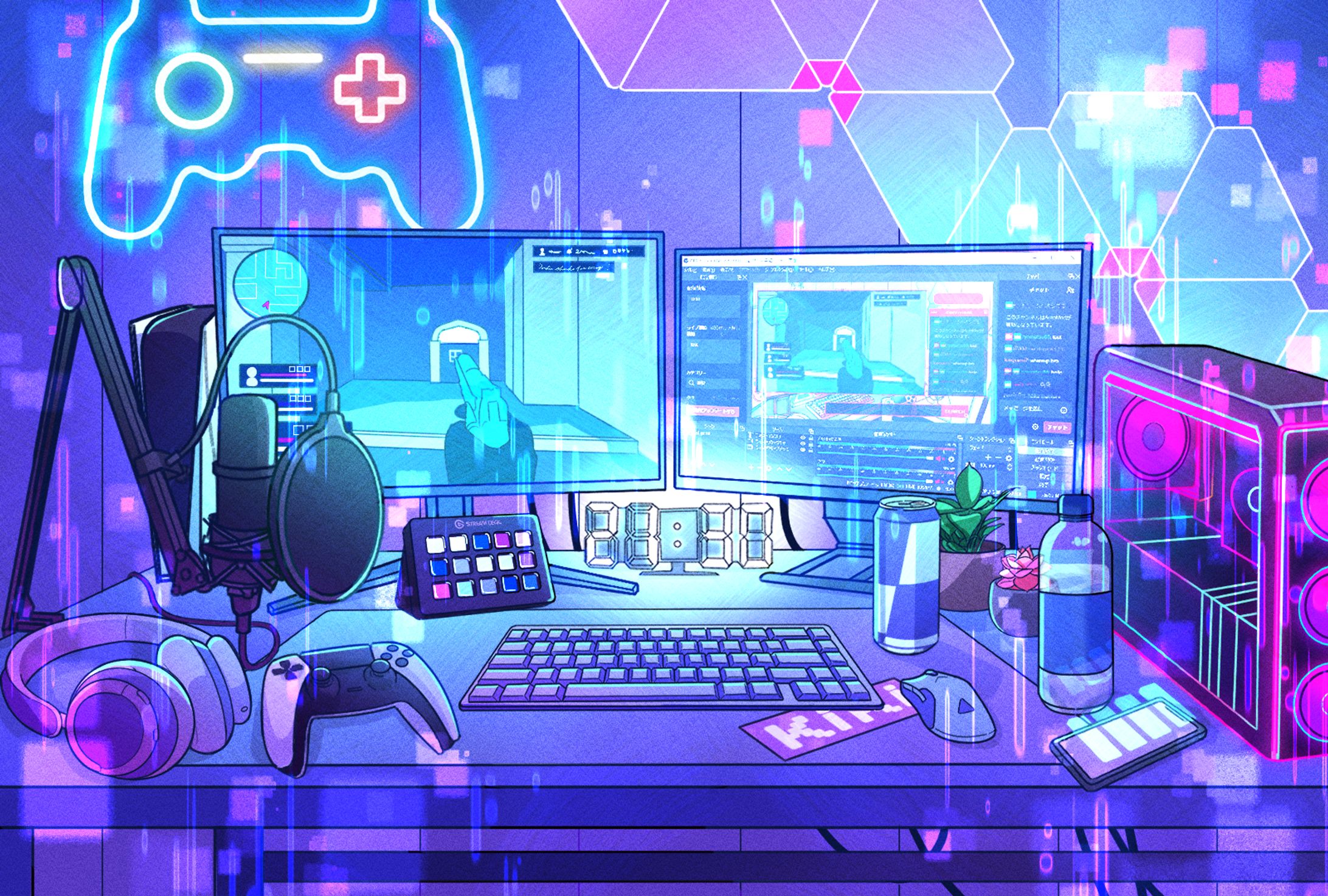 【オリジナル】GAMING ROOM-1