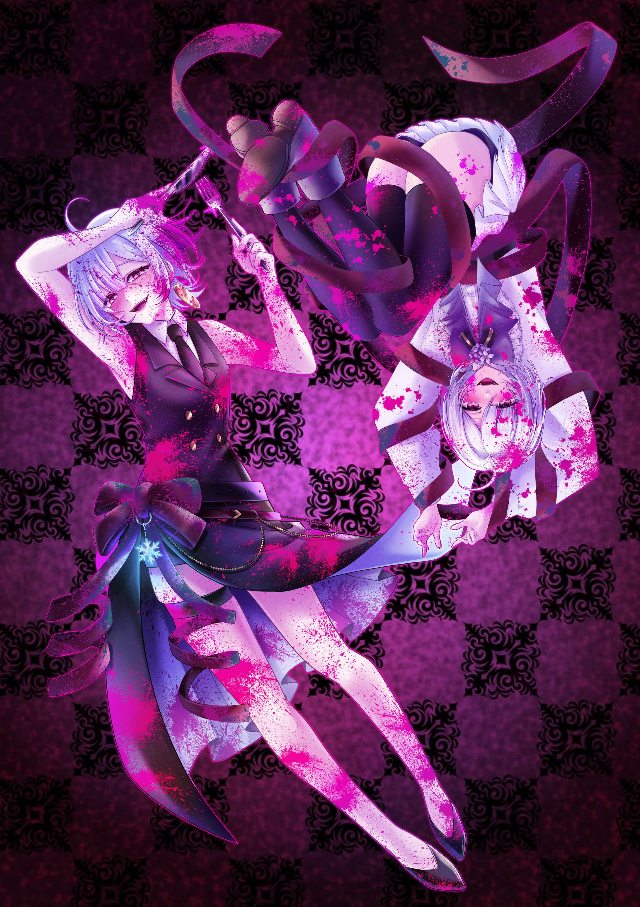 雪咲ぅぃ様【Loveit?】MV用人物イラスト-1