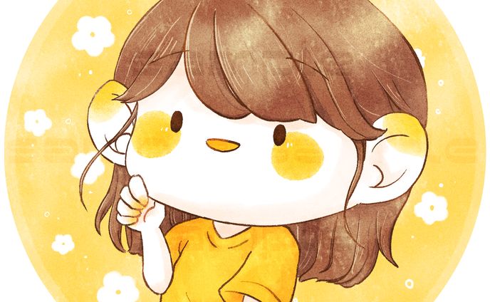 【ご依頼】アイコン｜セミロングの女の子