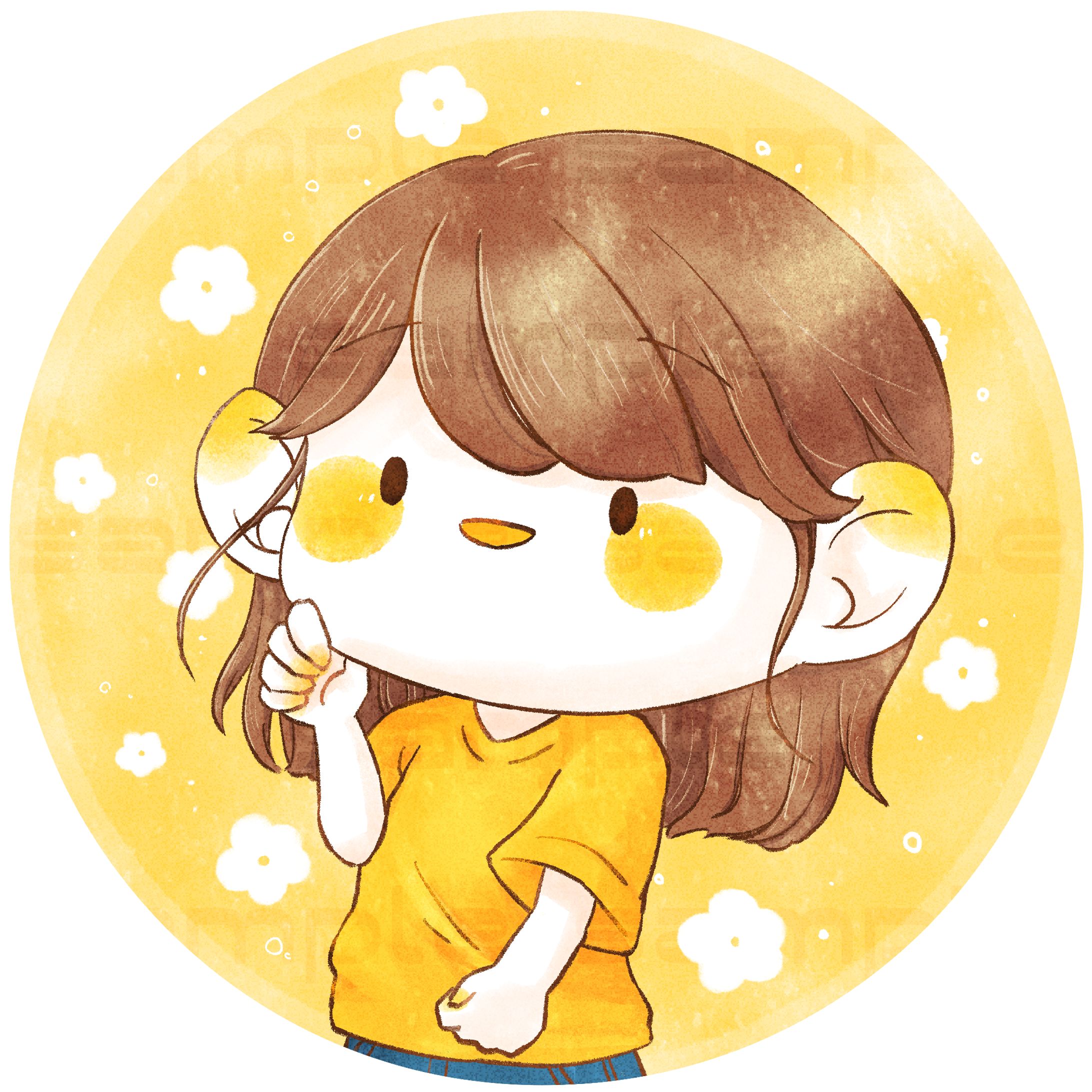 【ご依頼】アイコン｜セミロングの女の子-1