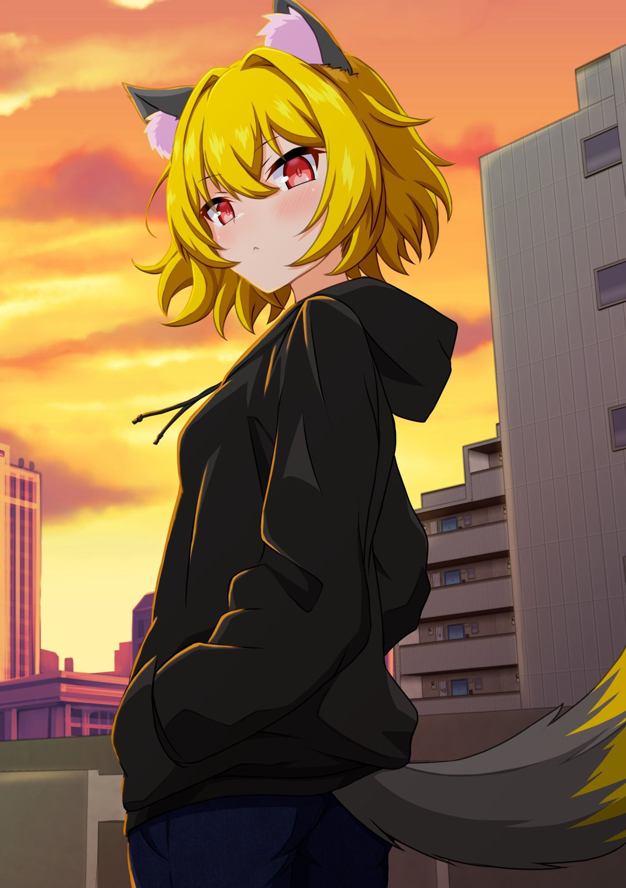 オリジナルキャラクターのイラスト-1