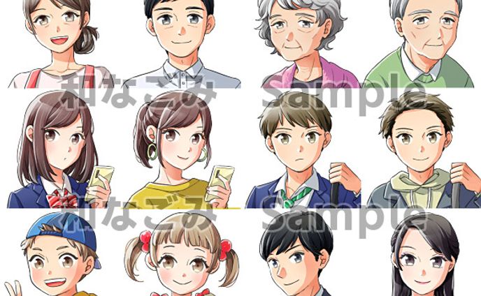 漫画・イラスト、水彩イラスト