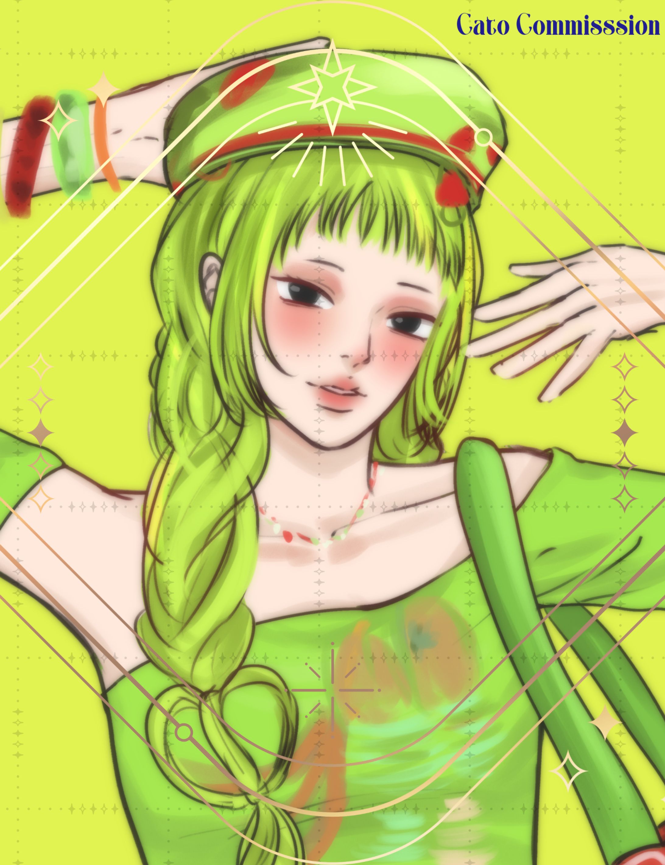 Colored Sketch Commission-1