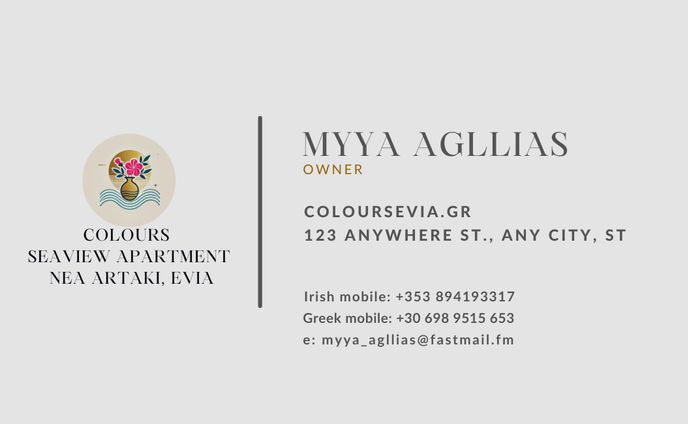 COLOURS BIZ CARD