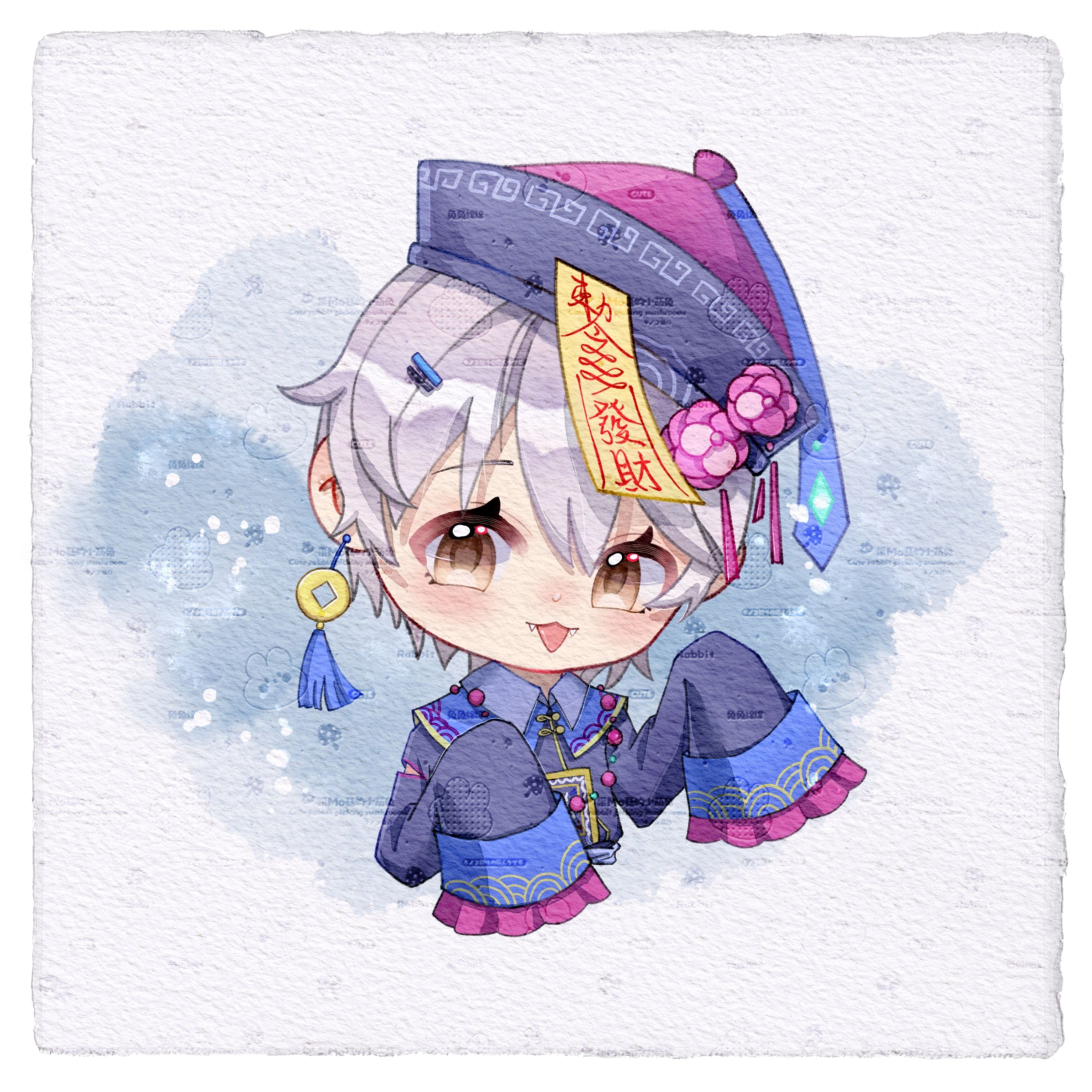 Bust Up Watercolor style-1