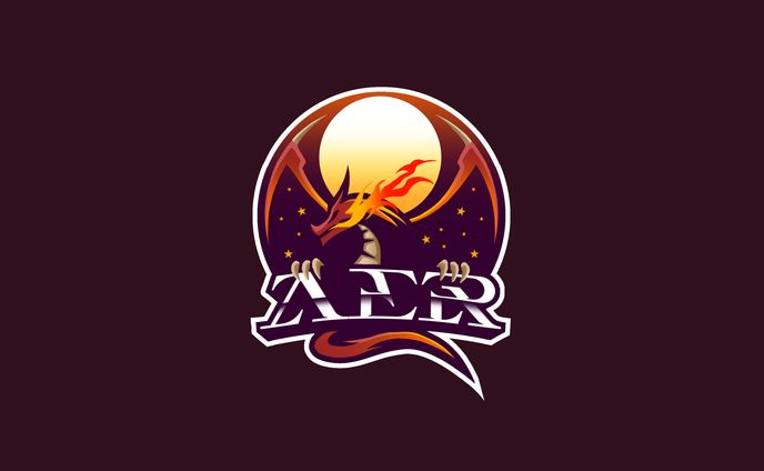 Mascot logo design [ AeR ]