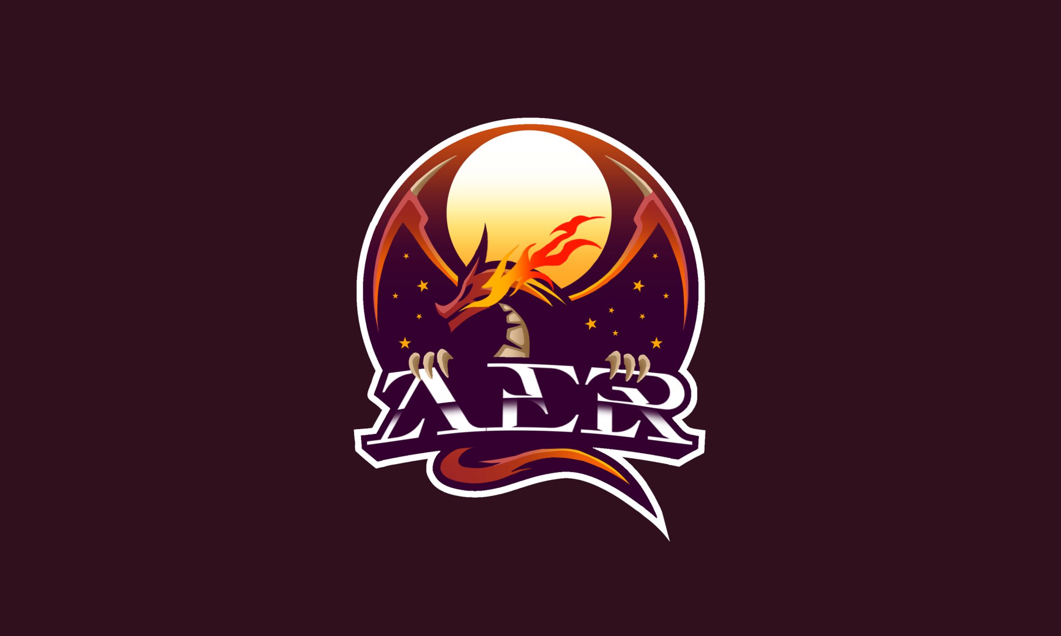 Mascot logo design [ AeR ]-1