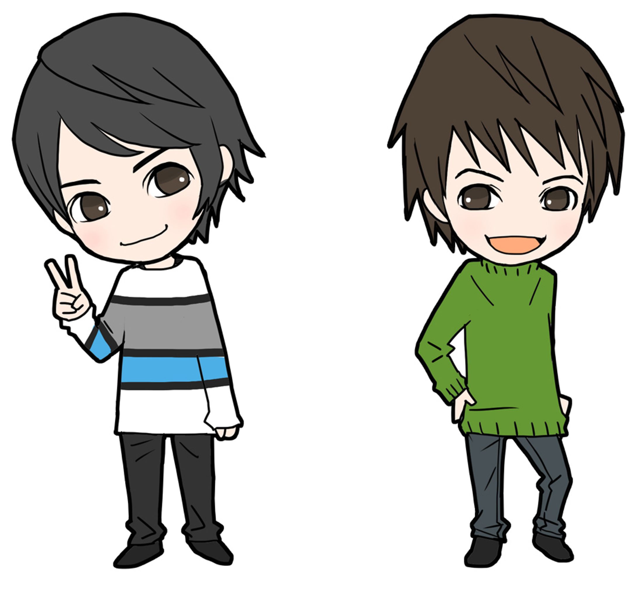タレントさん似顔絵-1