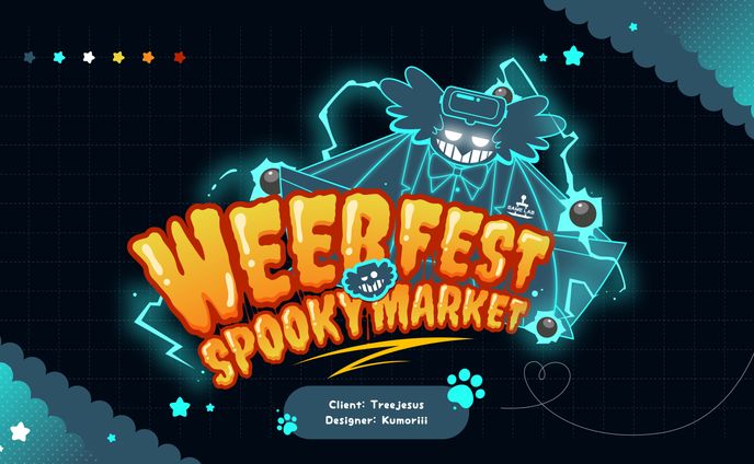 "Weeb Fest Spooky Market" TYPO