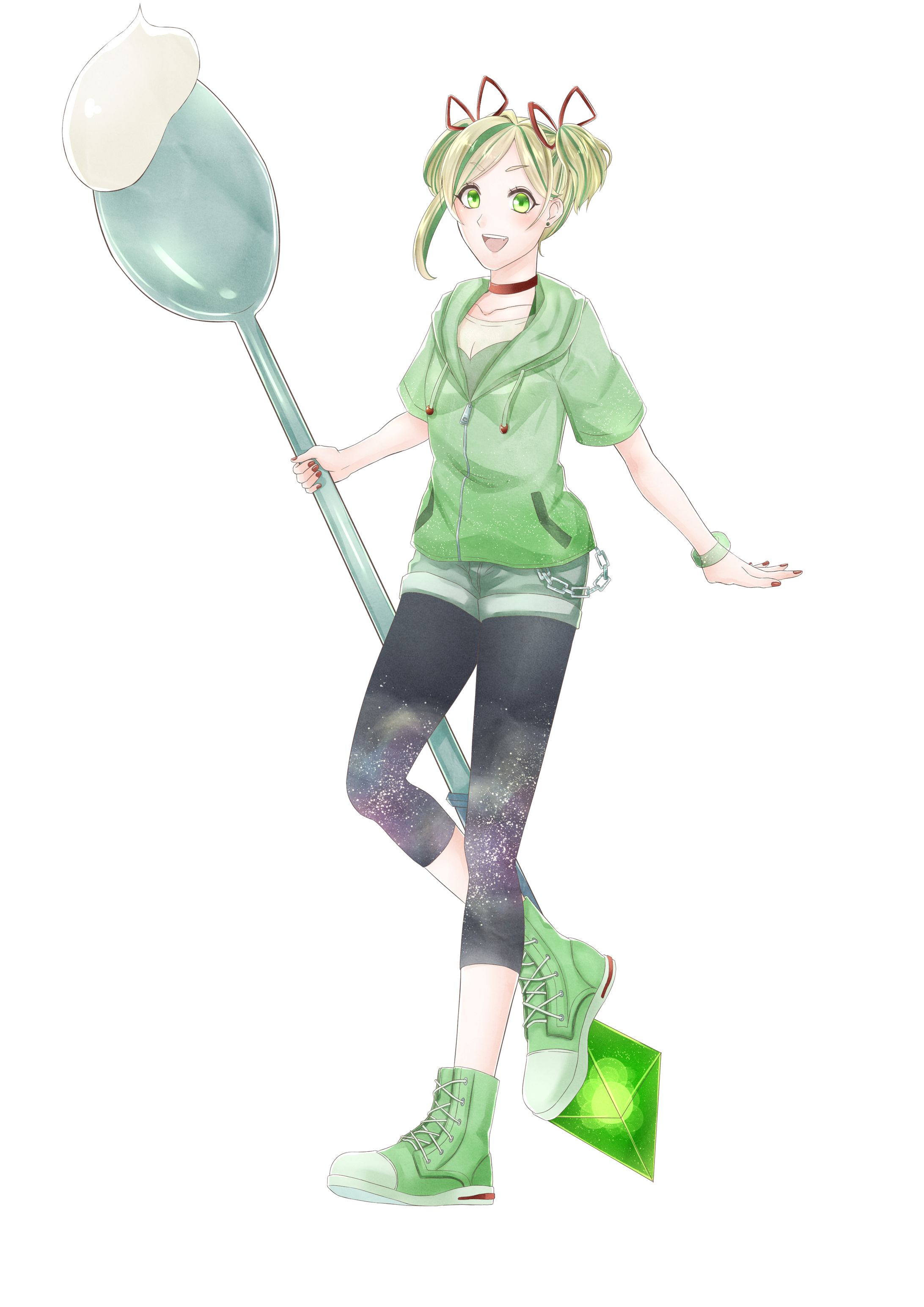 メロンソーダ擬人化(女)-1