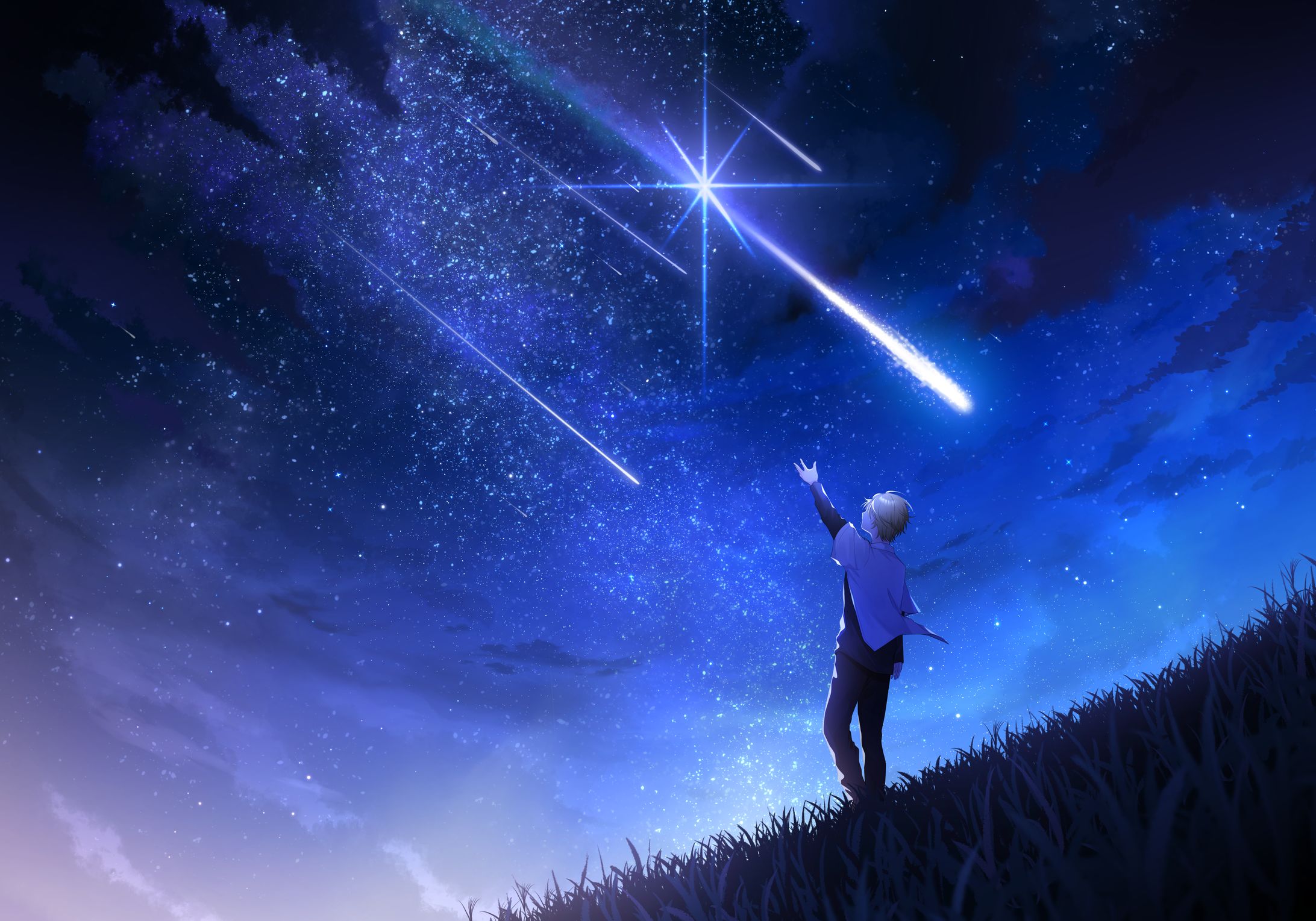 そうま様　オリジナル曲「僕だけのシリウス」MV用イラスト-1